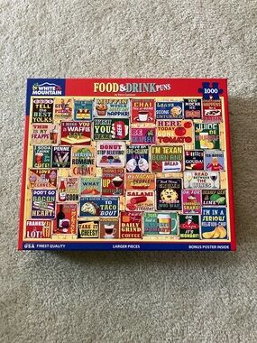 White Mountain Food & Drink Puns Puzzle